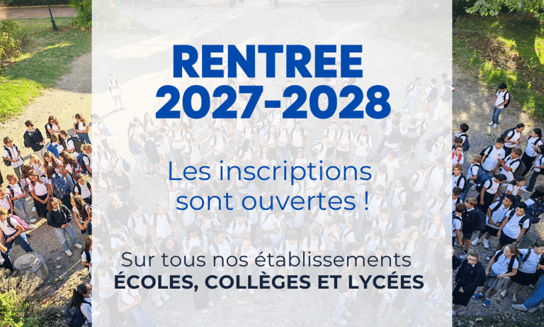inscriptions ouvertes rentrée 2027